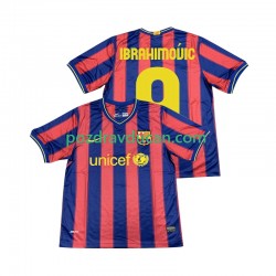 Nogometni Dresovi FC Barcelona Ibrahimović 9 2009 Retro Muški Domaći dres 2010 Kratkih Rukava