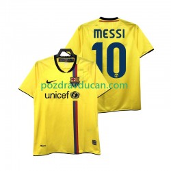 Nogometni Dresovi FC Barcelona Lionel Messi 10 2009 Retro Muški Gostujući dres 2008 Kratkih Rukava