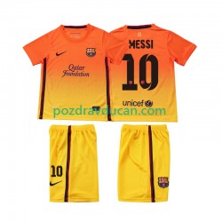 Nogometni Dresovi FC Barcelona Lionel Messi 10 2012 2013 Retro Dječji Gostujući dres Kratkih Rukava