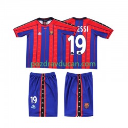 Nogometni Dresovi FC Barcelona Lionel Messi 19 1997 Retro Dječji Domaći dres 1998 Kratkih Rukava