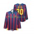 Nogometni Dresovi FC Barcelona Lionel Messi 30 2005 Retro Muški Domaći dres 2006 Dugi Rukav