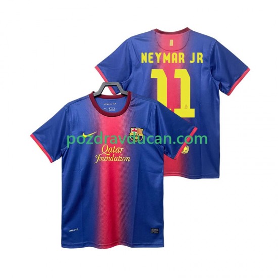 Nogometni Dresovi FC Barcelona Neymar JR 11 2012 2013 Retro Muški Domaći dres Kratkih Rukava
