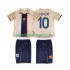 Nogometni Dresovi FC Barcelona RIVALDO 10 2001 Retro Dječji Gostujući dres 2002 Kratkih Rukava