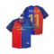 Nogometni Dresovi FC Barcelona RIVALDO 11 1990 2000 Retro Muški Domaći dres Kratkih Rukava