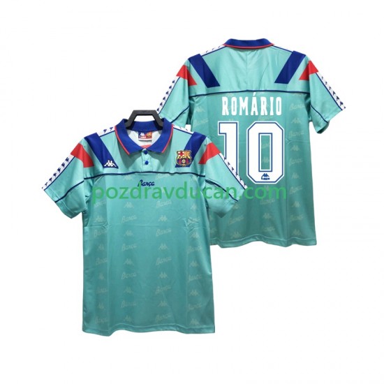 Nogometni Dresovi FC Barcelona ROMARIO 10 1992 1995 Retro Muški Gostujući dres Kratkih Rukava