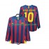 Nogometni Dresovi FC Barcelona RONALDINHO 10 2005 Retro Muški Domaći dres 2006 Dugi Rukav