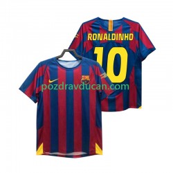 Nogometni Dresovi FC Barcelona RONALDINHO 10 Champions League 2005 Retro Muški Domaći dres 2006 Kratkih Rukava
