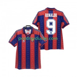 Nogometni Dresovi FC Barcelona RONALDO 9 1996 1997 Retro Muški Domaći dres Kratkih Rukava