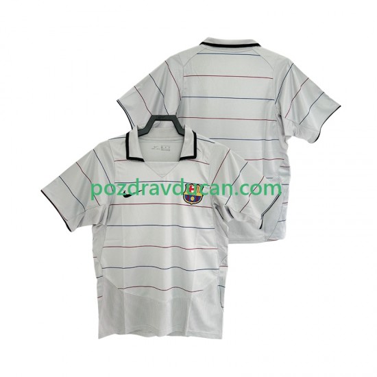 Nogometni Dresovi FC Barcelona 2003 Retro Muški Gostujući dres 2004 Kratkih Rukava