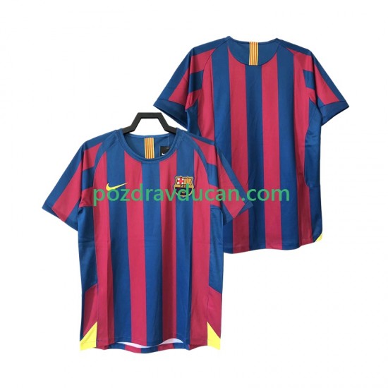 Nogometni Dresovi FC Barcelona 2005 Retro Muški Domaći dres 2006 Kratkih Rukava