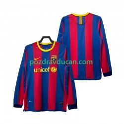 Nogometni Dresovi FC Barcelona Retro Muški Domaći dres 2011 2010 Dugi Rukav