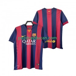 Nogometni Dresovi FC Barcelona 2014 2015 Retro Muški Domaći dres Kratkih Rukava
