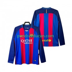 Nogometni Dresovi FC Barcelona 2016 2017 Retro Muški Domaći dres Dugi Rukav