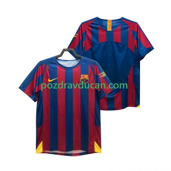 Nogometni Dresovi FC Barcelona Champions League 2005 Retro Muški Domaći dres 2006 Kratkih Rukava