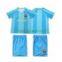 Nogometni Dresovi FC Barcelona 2007 Retro Dječji Gostujući dres 2008 Kratkih Rukava
