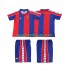 Nogometni Dresovi FC Barcelona 1992 1995 Retro Dječji Domaći dres Kratkih Rukava
