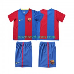 Nogometni Dresovi FC Barcelona 2007 Retro Dječji Domaći dres 2006 Kratkih Rukava