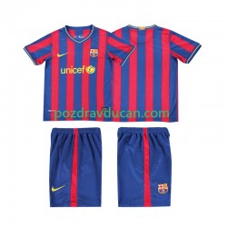 Nogometni Dresovi FC Barcelona 2009 Retro Dječji Domaći dres 2010 Kratkih Rukava