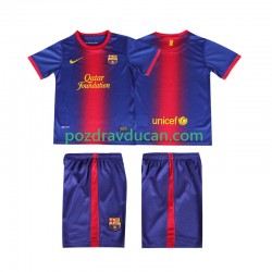 Nogometni Dresovi FC Barcelona 2012 2013 Retro Dječji Domaći dres Kratkih Rukava
