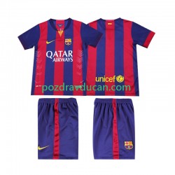 Nogometni Dresovi FC Barcelona 2014 2015 Retro Dječji Domaći dres Kratkih Rukava