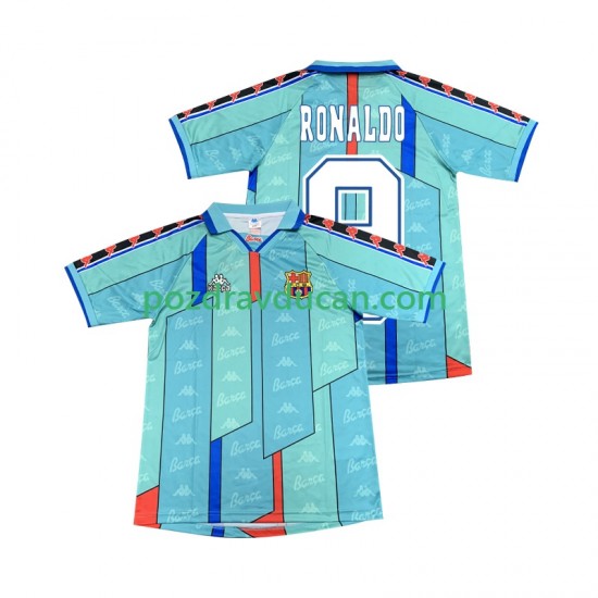 Nogometni Dresovi FC Barcelona Ronaldo 9 1996 1997 Retro Muški Gostujući dres Kratkih Rukava