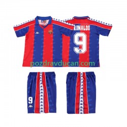 Nogometni Dresovi FC Barcelona Ronaldo 9 1992 1995 Retro Dječji Domaći dres Kratkih Rukava