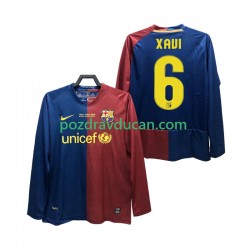 Nogometni Dresovi FC Barcelona XAVI 6 Champions League 2009 Retro Muški Domaći dres 2008 Dugi Rukav