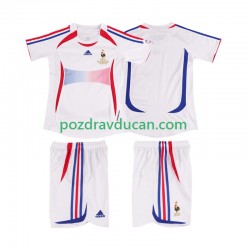 Nogometni Dresovi Francuska Retro Dječji Gostujući dres 2006 Kratkih Rukava