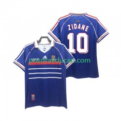 Nogometni Dresovi Francuska ZIDANE 10 Retro Muški Domaći dres 1998 Kratkih Rukava