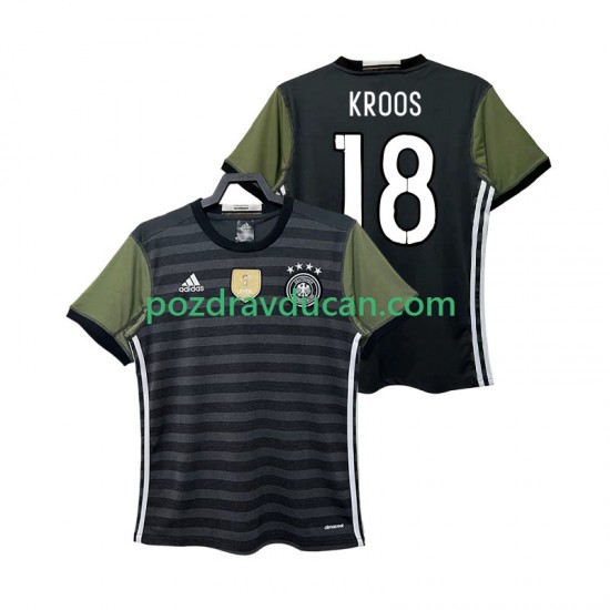 Nogometni Dresovi Njemačka KROOS 18 2016 Retro Muški Gostujući dres Kratkih Rukava