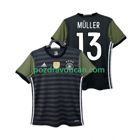 Nogometni Dresovi Njemačka MULLER 13 2016 Retro Muški Gostujući dres Kratkih Rukava