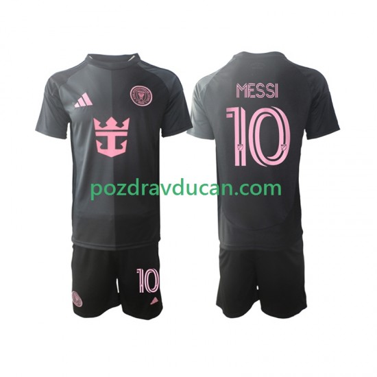 Nogometni Dresovi Inter Miami Lionel Messi 10 Dječji Gostujući dres 2025 Kratkih Rukava