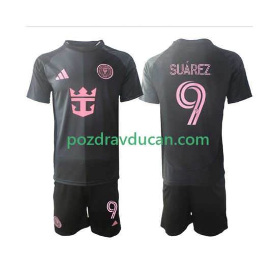 Nogometni Dresovi Inter Miami Suárez Luis 9 Dječji Gostujući dres 2025 Kratkih Rukava