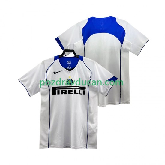 Nogometni Dresovi Inter Milan 2005 Retro Muški Gostujući dres 2004 Kratkih Rukava