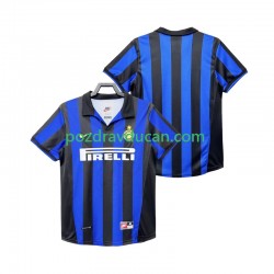 Nogometni Dresovi Inter Milan Retro Muški Domaći dres 1998 1999 Kratkih Rukava