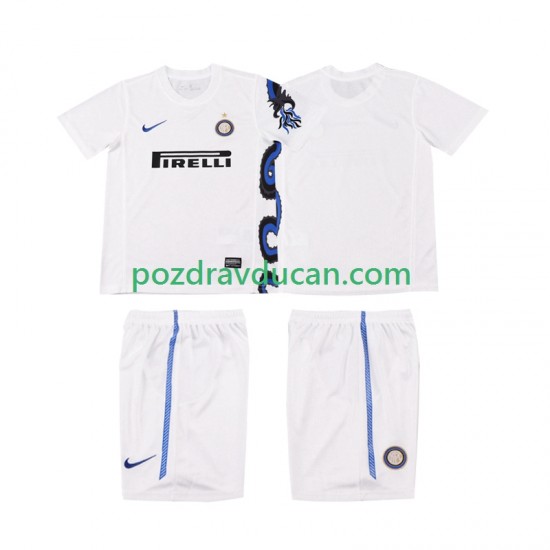 Nogometni Dresovi Inter Milan Retro Dječji Gostujući dres 2011 2010 Kratkih Rukava