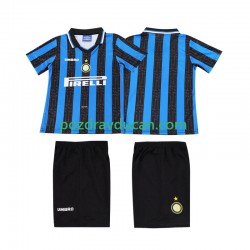 Nogometni Dresovi Inter Milan 1997 Retro Dječji Domaći dres 1998 Kratkih Rukava