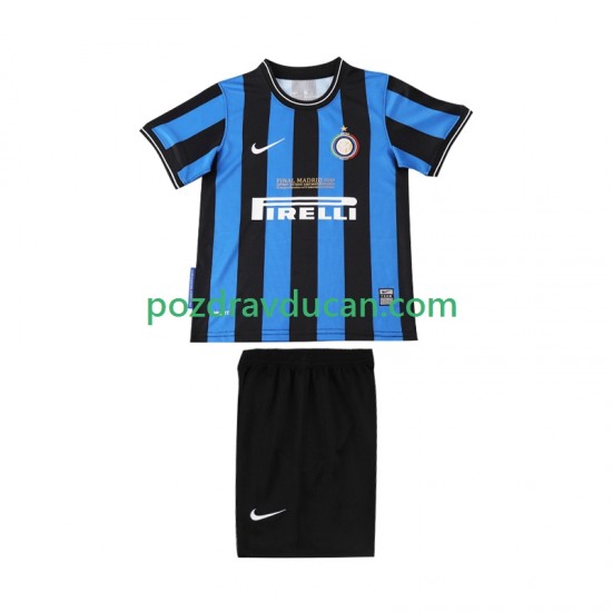 Nogometni Dresovi Inter Milan 2009 Retro Dječji Domaći dres 2010 Kratkih Rukava