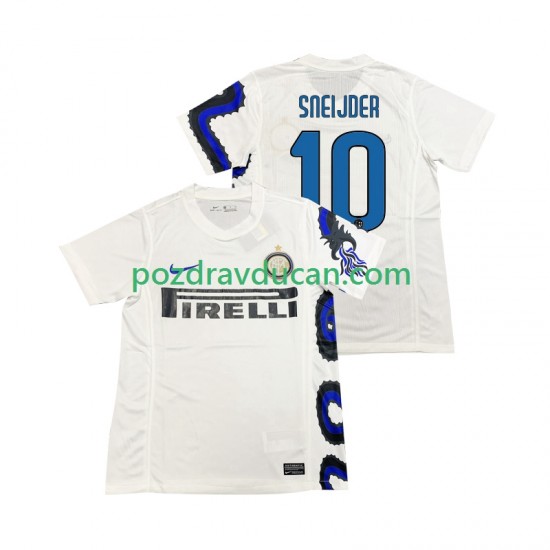 Nogometni Dresovi Inter Milan SNEIJDER 10 Retro Muški Gostujući dres 2011 2010 Kratkih Rukava