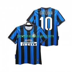 Nogometni Dresovi Inter Milan SNEIJDER 10 2009 Retro Muški Domaći dres 2010 Kratkih Rukava