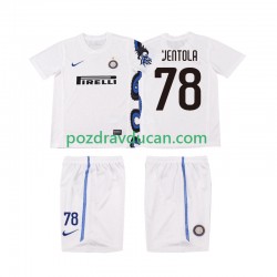 Nogometni Dresovi Inter Milan VENTOLA 78 Retro Dječji Gostujući dres 2011 2010 Kratkih Rukava