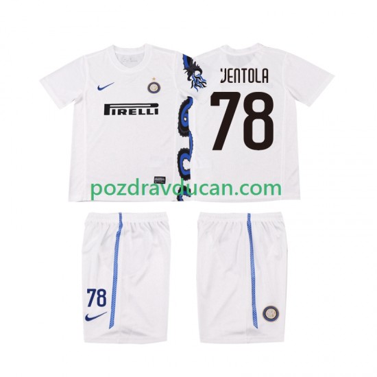 Nogometni Dresovi Inter Milan VENTOLA 78 Retro Dječji Gostujući dres 2011 2010 Kratkih Rukava
