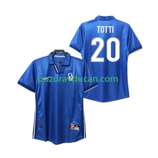 Nogometni Dresovi Italija Totti 20 Retro Muški Domaći dres 1998 Kratkih Rukava