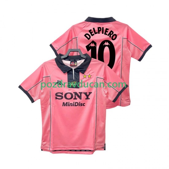 Nogometni Dresovi Juventus DEL PIER0 10 1997 Retro Muški Gostujući dres 1998 Kratkih Rukava
