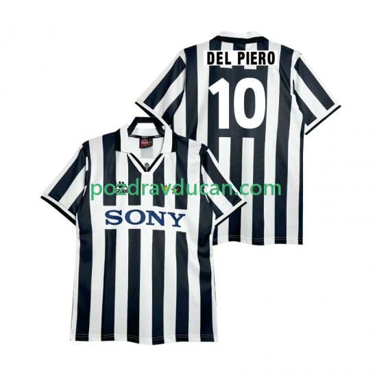 Nogometni Dresovi Juventus DEL PIERO 10 1995 1996 Retro Muški Domaći dres Kratkih Rukava