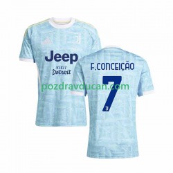 Nogometni Dresovi Juventus Francisco Conceicao 7 Muški Gostujući dres 2025-2026 Kratkih Rukava