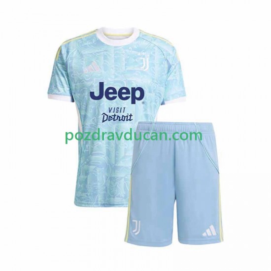Nogometni Dresovi Juventus Dječji Gostujući dres 2025-2026 Kratkih Rukava