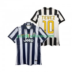 Nogometni Dresovi Juventus TEVEZ 10 2014 2015 Retro Muški Domaći dres Kratkih Rukava
