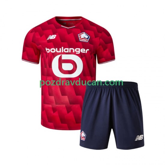 Nogometni Dresovi LOSC Lille Dječji Domaći dres 2025-2026 Kratkih Rukava