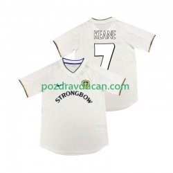Nogometni Dresovi Leeds United KEANE 7 2000 2001 Retro Muški Domaći dres Kratkih Rukava